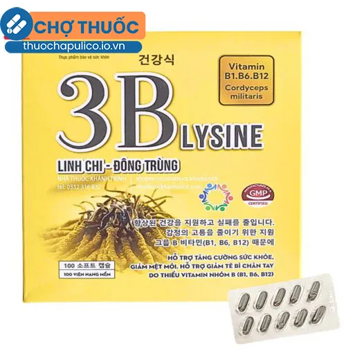 3B Lysine Linh Chi Đông Trùng