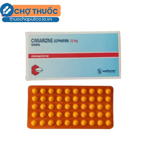 Cinnarizine Sopharma 25mg tablet