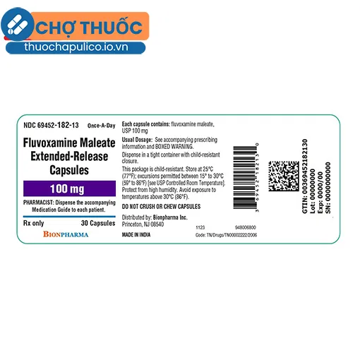 Fluvoxamine 100mg BionPharma