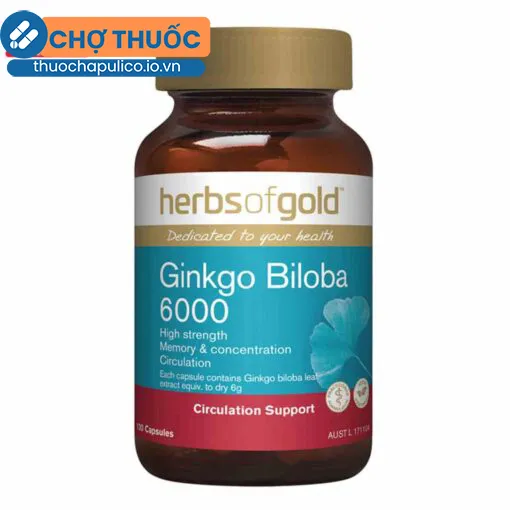 Ginkgo Biloba 6000 Herbsofgold