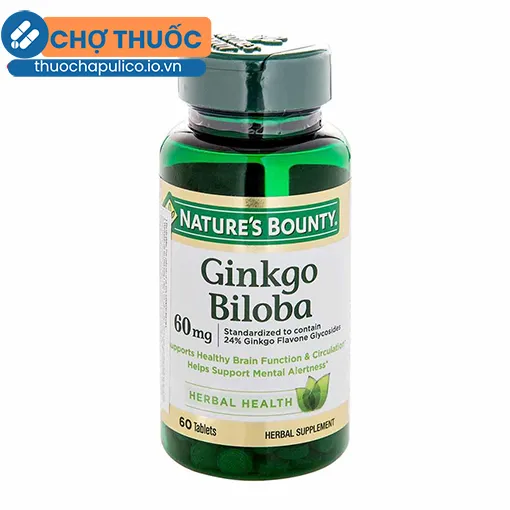 Ginkgo Biloba 60mg Nature's Bounty (60 viên)