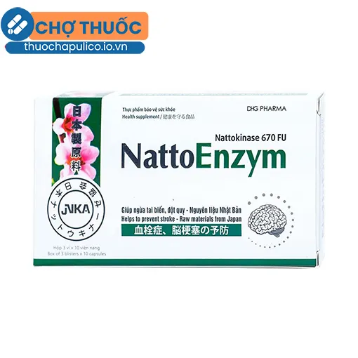 NattoEnzym 670 FU (3 vỉ x 10 viên)