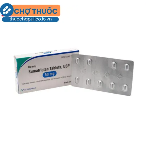 Sumatriptan Tablets USP 50mg Aurobindo