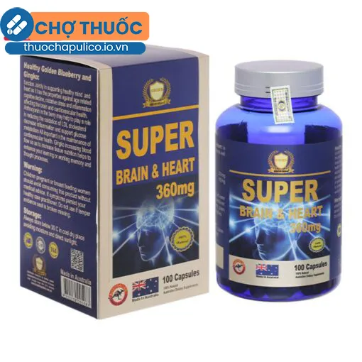 Super Brain & Heart 360mg (Hộp 100 viên)