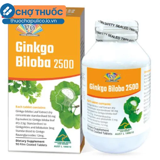 Vita Organic Ginkgo Biloba 2500