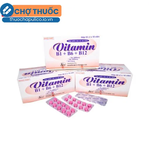 Vitamin B1 + B6 + B12 Khapharco